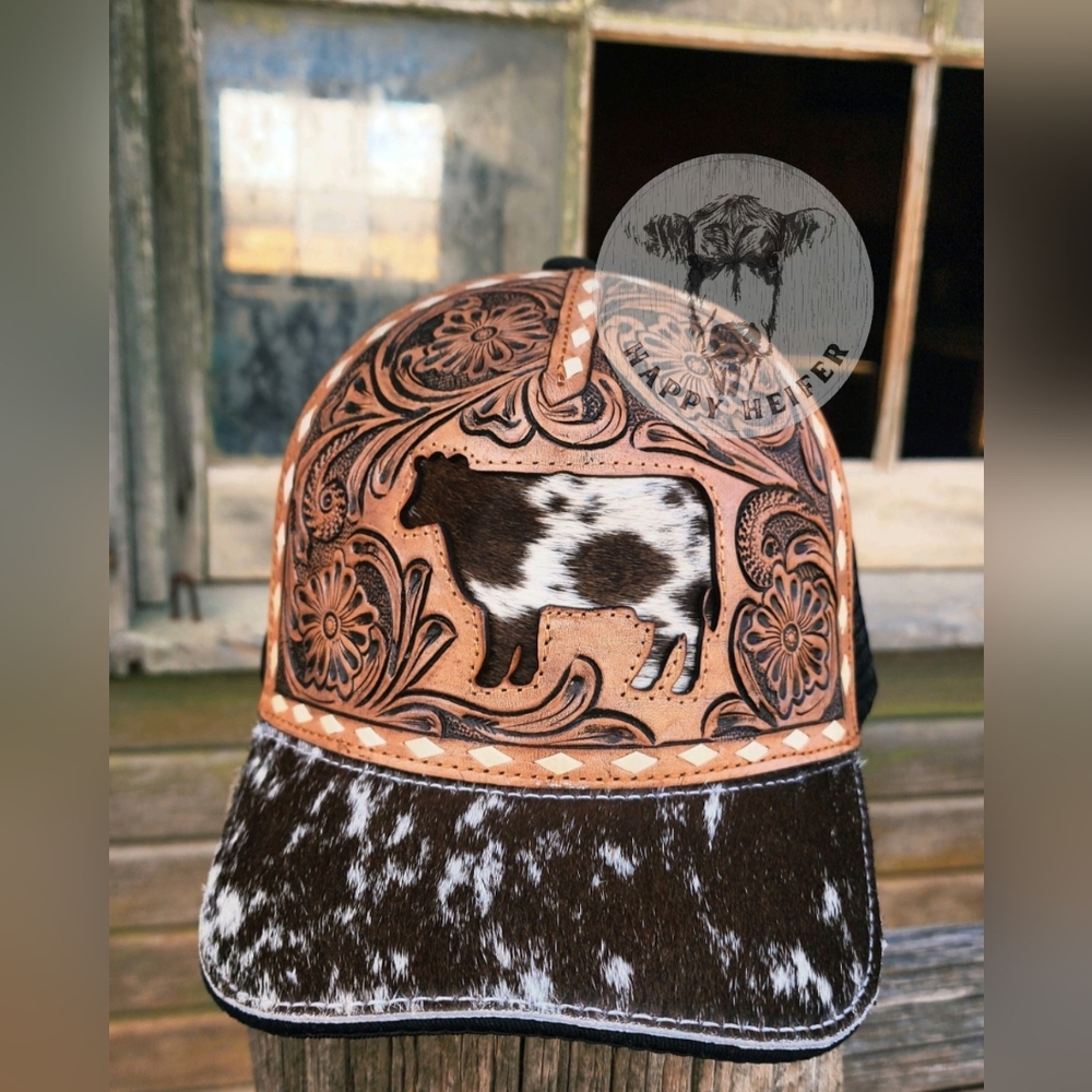 Brown and Black Cowgirl Hat